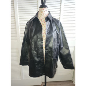 NWT Cider fauxLeather shacket